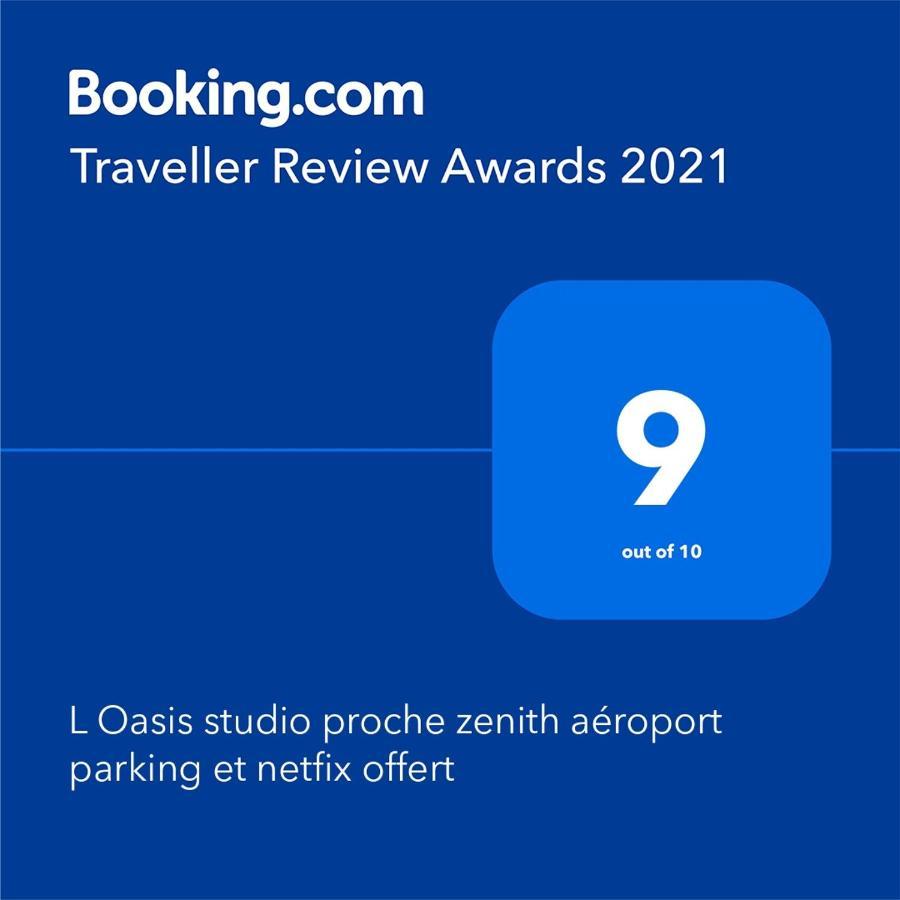 L Oasis Studio Proche Hopital Et Aeroport Piscine Parking &Netflix Toulouse Dış mekan fotoğraf