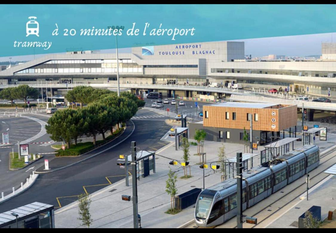 L Oasis Studio Proche Hopital Et Aeroport Piscine Parking &Netflix Toulouse Dış mekan fotoğraf